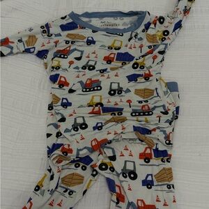 Little Sleepies Construction Vehicle Pajama Set